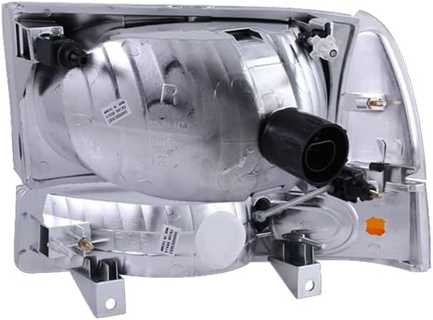ANZO USA 111081 Crystal Headlight Set w/Corners-Chrome