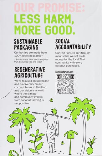 Harmless Harvest Organic Coconut Water, 32 Oz Bottle