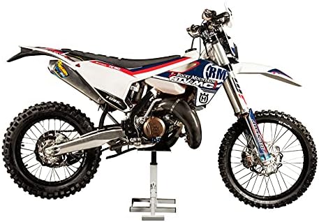 Tusk Adjustable Dirt Bike Motorcycle Lift Stand – Height Adjustable Maintenance Stand for Off-Road and Motocross Service