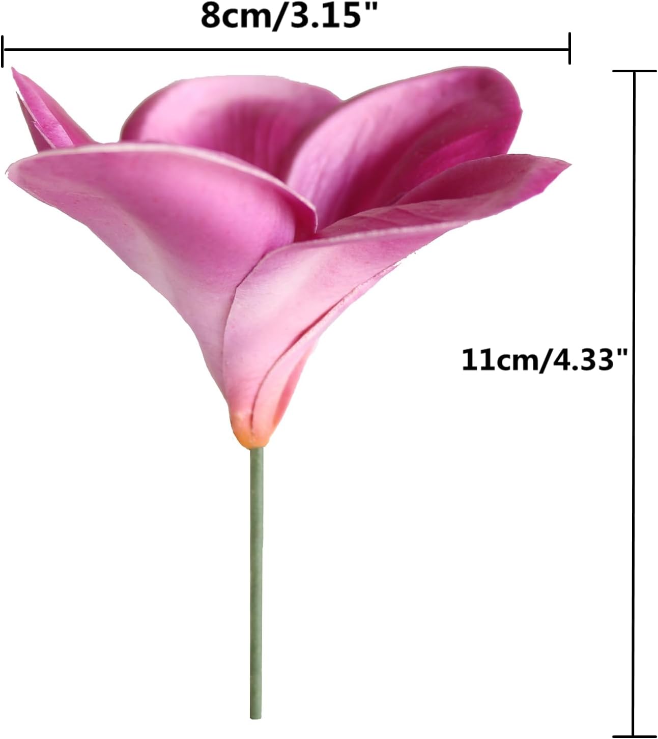 10PCS Artificial Plumeria Flowers with Stem, Apricot | Natural Real Touch,DIY Cake Decoration, Hawaiian Part, Luau Decor, Wedding Bouquets
