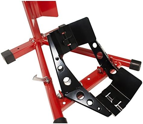 Motorcycle Wheel Chock Locking & Adjusting Stand fits 16" - 21" Tire