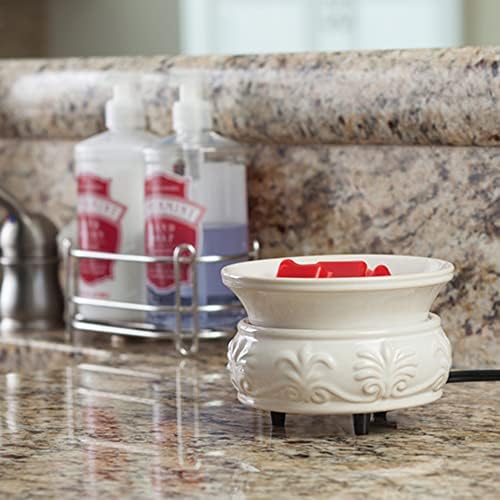 Candle Warmers ETC 2-in-1 Candle and Fragrance Warmer for Warming Scented Candles or Wax Melts and Tarts with to Freshen Room, Midas