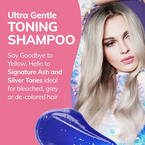 Fanola No Yellow Purple Shampoo - Purple Color Depositing Shampoo for Blondes