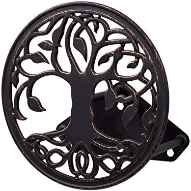 Liberty Garden 671 Wall Mount Decorative Garden Hose Butler, Holds 125-Feet of 5/8-Inch Hose - Patina