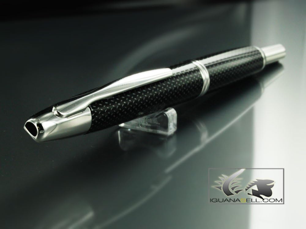 PILOT Vanishing Point Collection Refillable & Retractable Fountain Pen, Matte Black Barrel, Blue Ink, Fine Nib (60580)