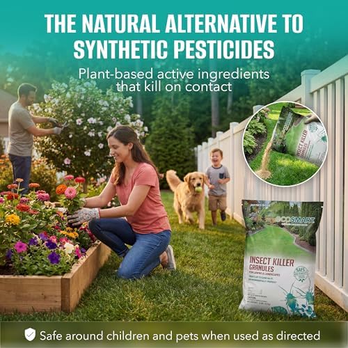 EcoSMART Insect Killer Granules for Lawns & Landscapes, 10 lb Bag, Plant-Based Pest Control with Clove & Thyme Oil