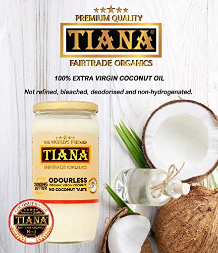 Tiana Organic and Fairtrade Pure Coconut Butter 750 ml