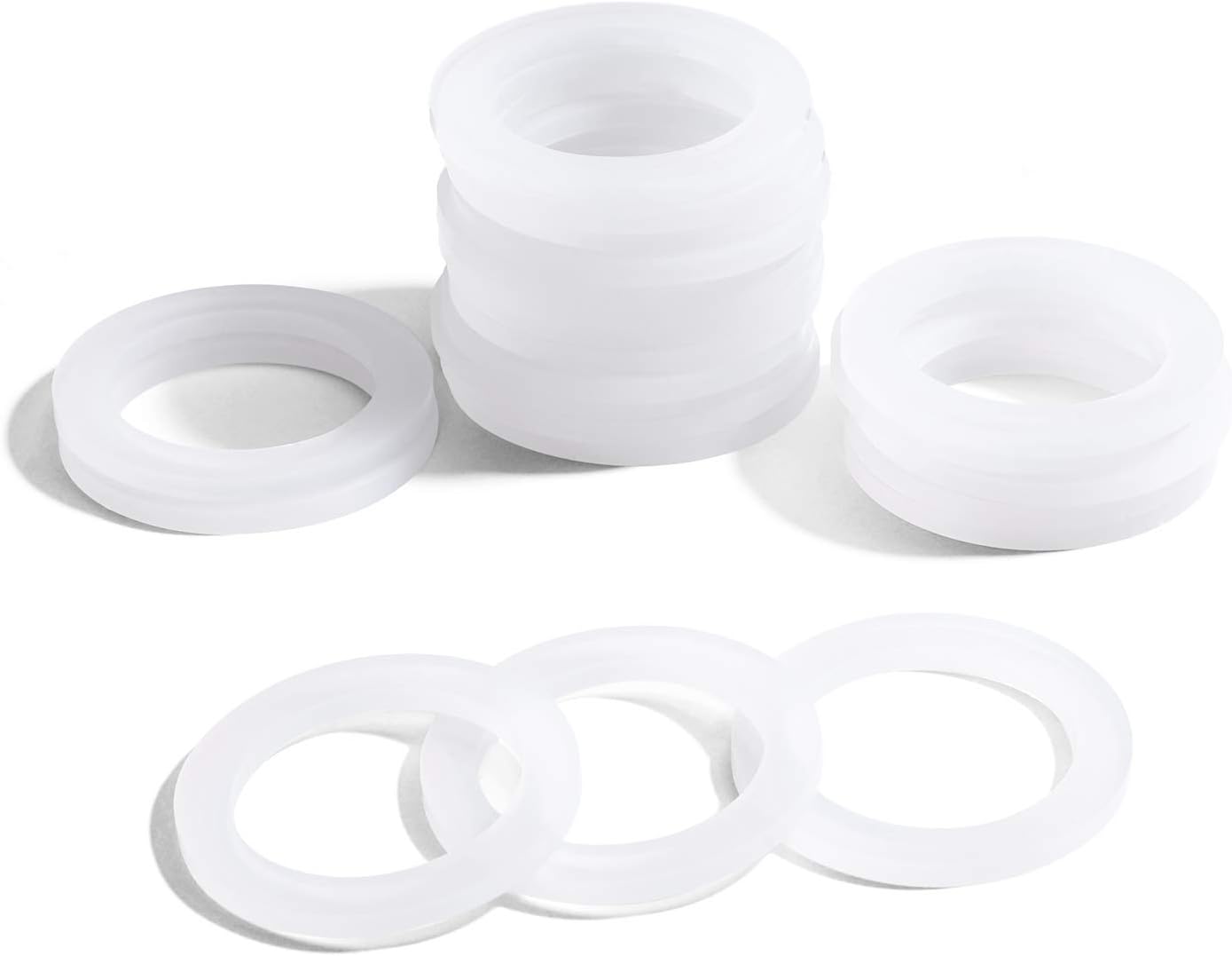 8 Pcs 4 Cups Replacement Food Grade Silicone Gasket, For Bialetti Moka Pots