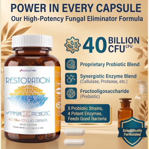 Restoration Probiotic Nail Fungus Supplement Extra Strength