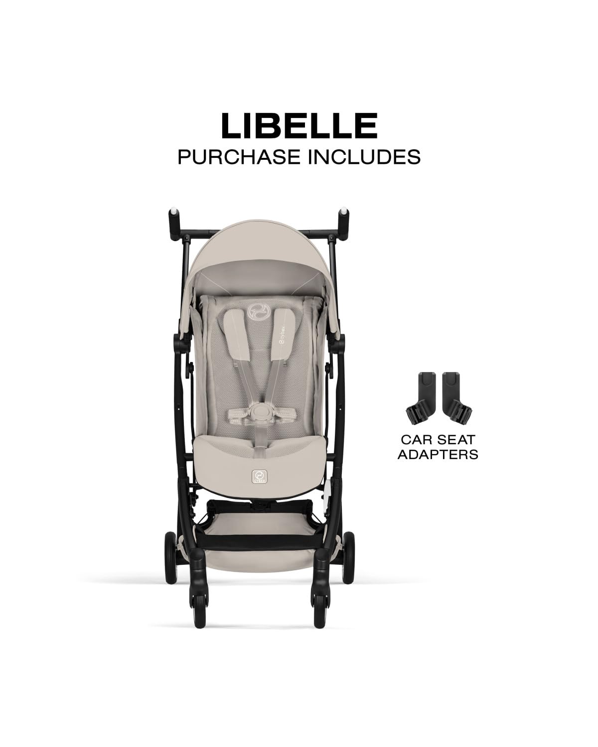 LIBELLE Ultra Lightweight Travel Stroller - Almond Beige
