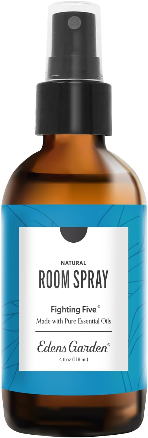 Edens Garden Fighting Five Natural Room & Linen Spray 4 fl oz (118 ml)