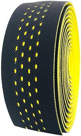 Tvoip 2 Rolls Soft Road Bike Bicycle Handlebar Cork EVA PU Bar Tape Professional Cycling Damping Anti-Vibration Wrap