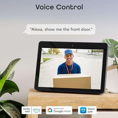 Geeni Smart Video Doorbell, 1080p HD, Motion Detection, Night Vision, Two-Way Audio, Weather-Resistant, Wired Installation