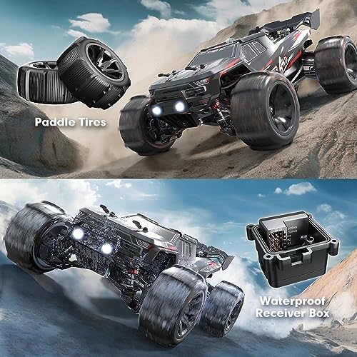HYPER GO H14BM V3 1/14 Brushless RC Cars for Adults Fast 50 mph, RC Trucks 4X4 Offroad Waterproof, Electric Powered High Speed RC Car
