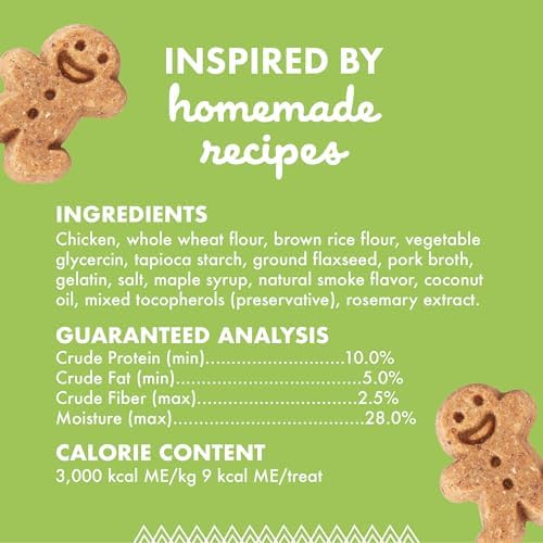 Buddy Biscuits Softies 6 oz. Bag, Soft & Chewy, Natural Roasted Chicken Flavor Dog Treats, Oven Baked in The USA