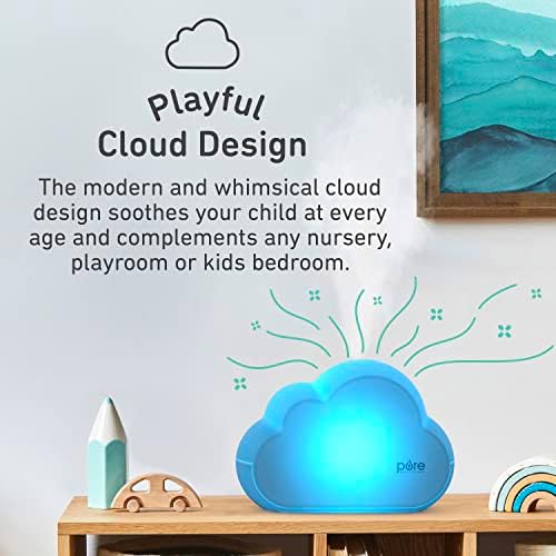 Pure Enrichment PureBaby Cloud Ultrasonic Cool Mist Humidifier Quiet Variable Mist for up to 24 Hrs Ideal for Baby Nurseries & Kids Bedrooms to