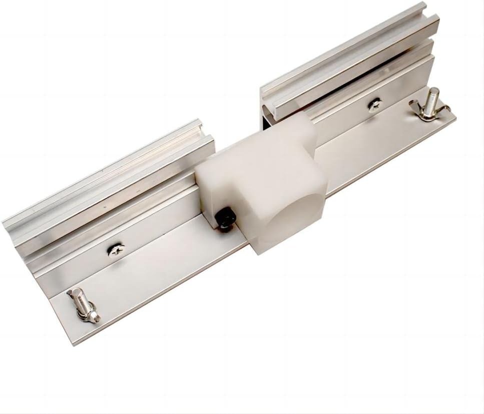 KETIPED Aluminium Router Table Insert Plate,Woodworking Benches Router Flip Plate W/Miter Gauge Guide Fence Sliding Brackets