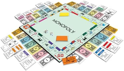 Monopoly The 1980's Edition, with Original Art, by Winning Moves Games USA | Includes Classic Tokens, For 2 to 8 Players, Ages 8+