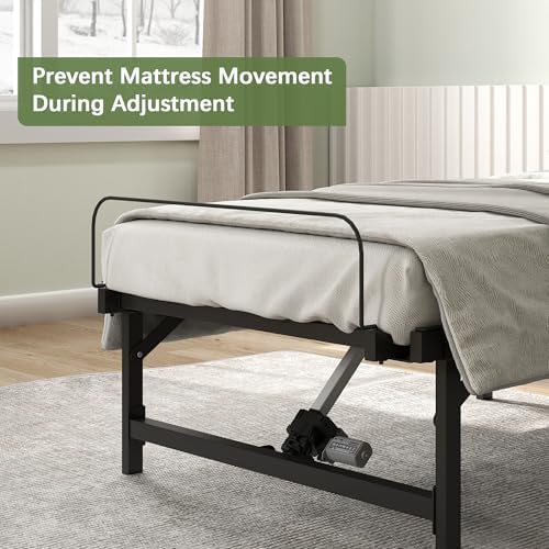 Adjustable Bed Frame Twin XL Electric Adjustable Bed Base | Head & Foot Incline, Ultra Quiet Motor, Remote Control, Fits Most Mattresses, Reduces Snoring & Boosts Circulation