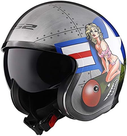 LS2 Helmets Open Face Spitfire Helmet