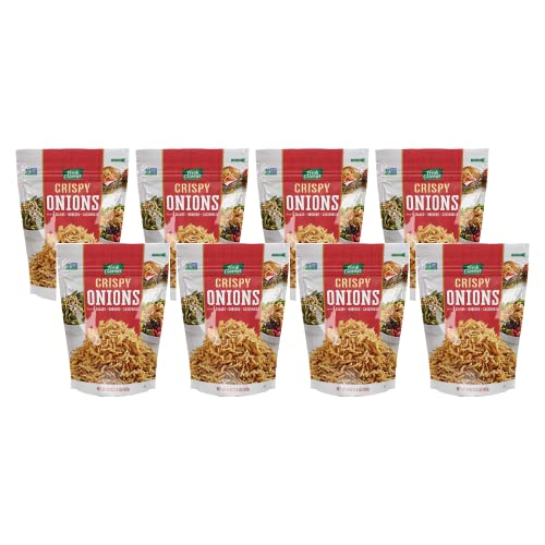 Fresh Gourmet Crispy Onions | 24 Ounce | Low Carb | Crunchy Snack and Salad Topper