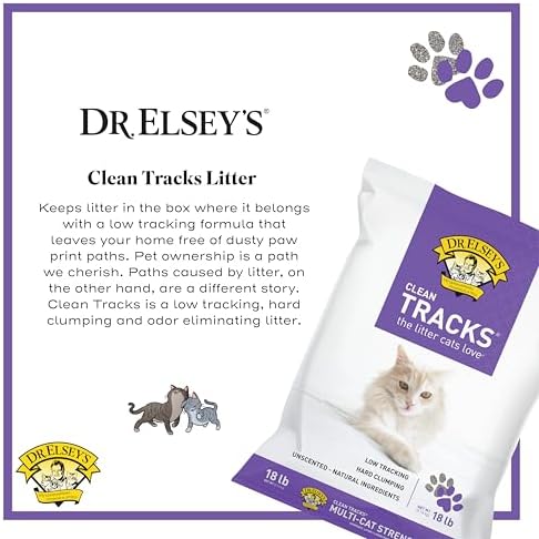 Dr. Elsey's® Clean Tracks Clumping Clay Cat Litter 40 lb. Bag