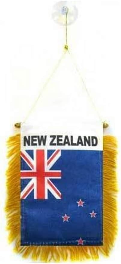AZ FLAG Nicaragua Pennant 4x6 in 100D Polyester Suction Cup | Outdoor use Nicaraguan 15x10 cm triangular pennant stitched edges and reinforced finish