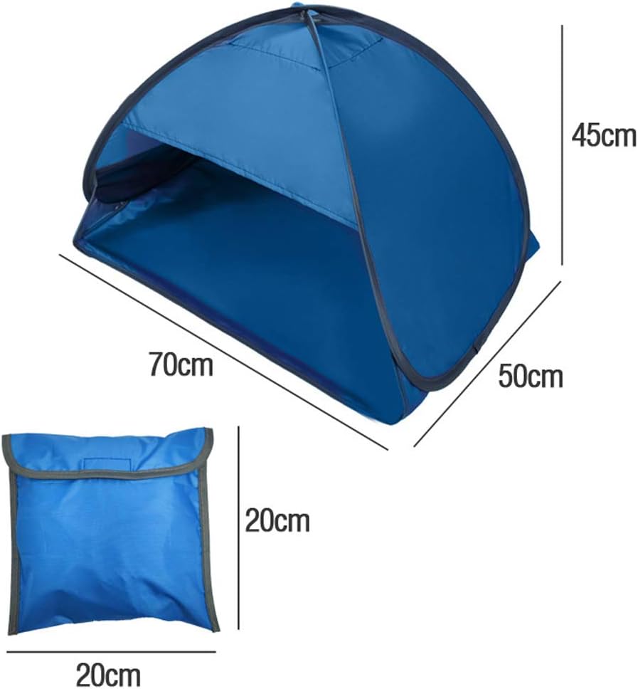Beach Sun Shelter, Instant Sun Protection Canopy with Zippered, Beach Lounge Chair Boat