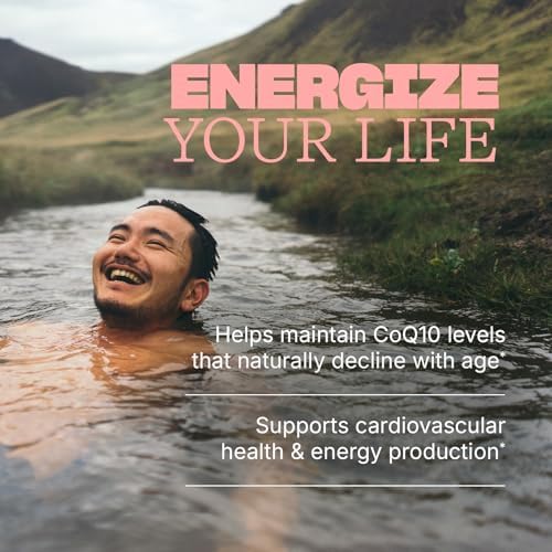 Swisse CoQ10 Supplement Co-Enzyme Q10 | 6 months Supply| Coenzyme Q10 Supports Heart Health and Ubiquinol Cellular Energy Production | CQ10