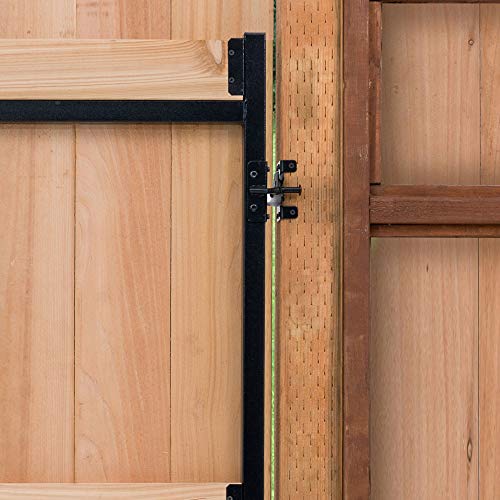 Adjust-A-Gate Steel Frame Anti Sag Adjustable, 60 inches to 96 inches, 2 Pack, with Gate Building Kit, 36 inches to 60 inches