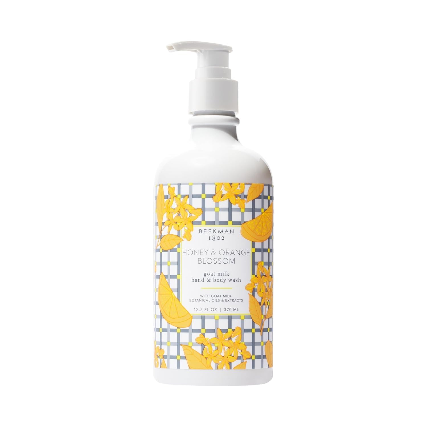 Beekman 1802 Goat Milk Hand Soap, Fragrance Free, 12.5 fl oz | Moisturizing Body Wash & Liquid Hand Soap for Sensitive Skin, Hand & Body Wash, Natural Soap with Goat Milk & Aloe