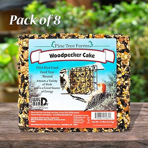 Pine Tree Farms Woodpecker Seed Cake, 2.5 lbs., Qty. 8
