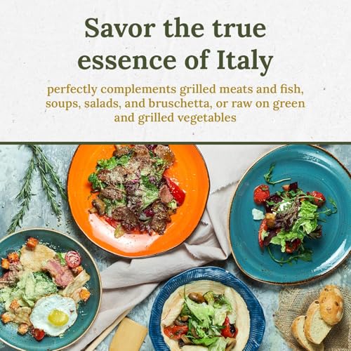 Frantoi Cutrera Primo Cold Extracted Italian Extra Virgin Olive Oil Cold Pressed, Polyphenol Rich Olive Oil, Authentic Certified DOP Sicilian EVOO Imported From Italy, 25.4 fl oz (Pack of 1)