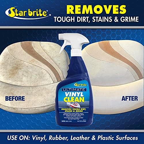 STAR BRITE Ultimate Vinyl Clean Multi-Surface Cleaner | Spray away the toughest dirt, grime, and greasy stains from vinyl, plastic, rubber
