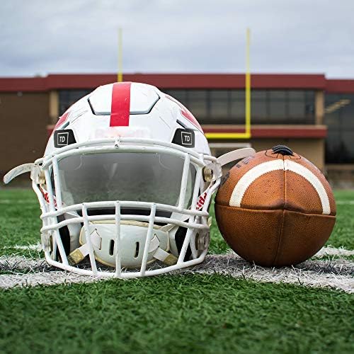 TD Sports Football Visor | Fits Kids, Youth, and Adult Helmets | Eye Protection for Helmet and Facemask