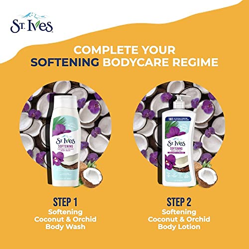 St. Ives Softening Body Lotion Coconut & Orchid Extract 21 oz