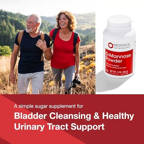 PROTOCOL FOR LIFE BALANCE D-Mannose Powder - 2g per Serving - Bladder Cleanse - Support Health Urinary Tract - for Men & Women - Kosher & Non-GMO