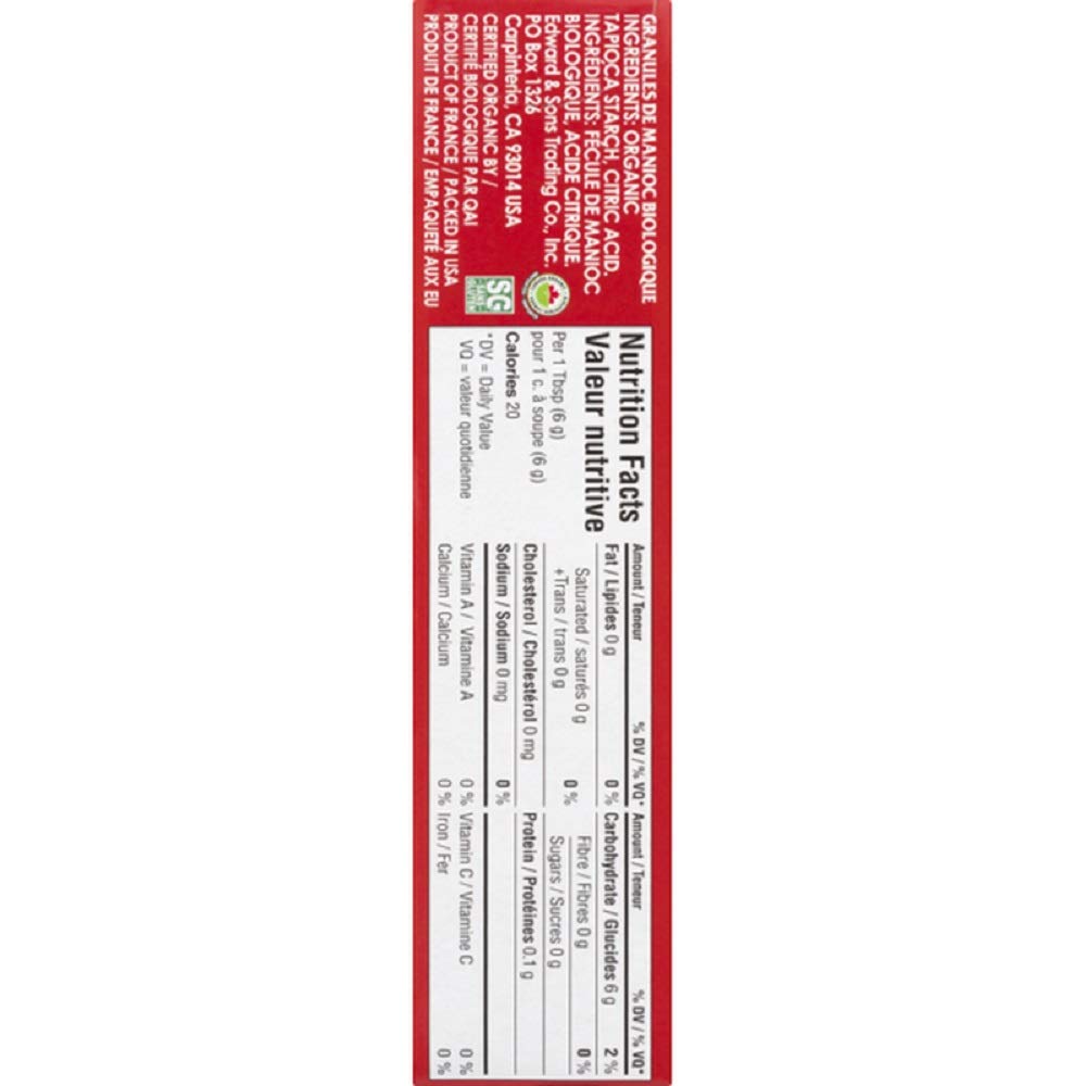 Let's Do Organic Tapioca Granules, Instant Tapioca - 6 Oz (Pack of 1) | Instant Pudding Mix