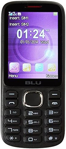 BLU Jenny TV 2.8 T276T Unlocked GSM Dual-SIM Cell Phone w/ 1.3MP Camera - Unlocked Cell Phones - Retail Packaging - Black Red