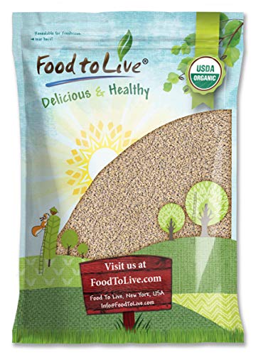 Food to Live Organic Spelt Berries, 3 Pounds - Non-GMO, Whole Grain, Non-Irradiated, Vegan Superfood, Bulk, Product of the USA