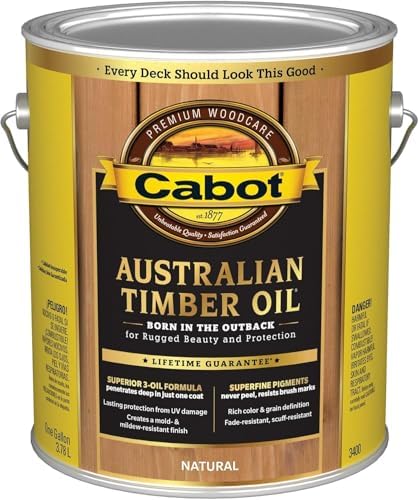 Cabot Australian Timber Oil Penetrating Oil Formula Natural 1 Gl