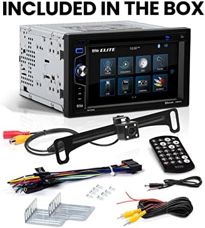 BOSS Audio Systems Elite BV755BLC Car Stereo System - 6.2 Inch Double Din Touchscreen, Bluetooth Audio & Calling Head Unit, Radio Receiver, CD Player