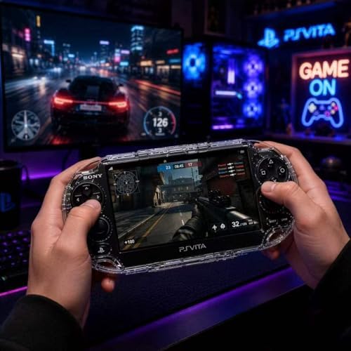 Ultra Clear Crystal Transparent Hard Shell Protective Case Cover Skin for Sony PlayStation PS Vita PSV 1000 PCH-1000 Console