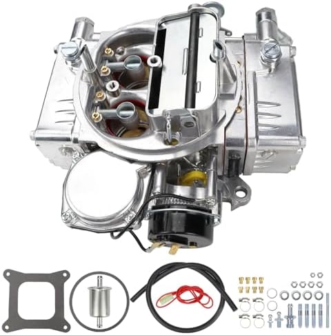 USTAR BR-67270 Carburetor Compatible with Holley Quick Fuel Brawler Carburetor 600 CFM 4 Barrel Square Bore Vacuum Secondaries with Electric Choke