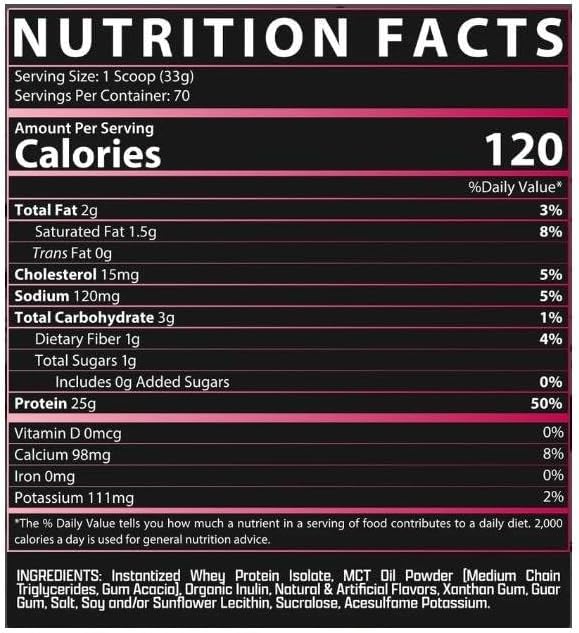 Nutrex Research IsoFit Chocolate Whey Isolate Protein Powder 100% Whey Protein Isolate | Muscle Recovery, Naturally High EAAs | Fast Absorbing, Easy Digestion | (Chocolate Shake 2lbs 30 Servings)