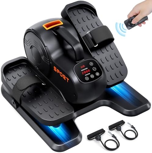 Dripex Under Desk Elliptical Machine, 3-in-1 Electric Leg Exerciser As Seen On TV, 16 Adjustable Speed & Resistance