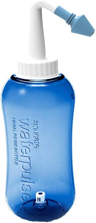 Nasal Wash Bottle 300ml Neti Pot Sinus Rinse Bottle Nose Cleaner Nasal Irrigation for Adult & Kid BPA Free - Nose Care Rhinitis Nose Allergic and