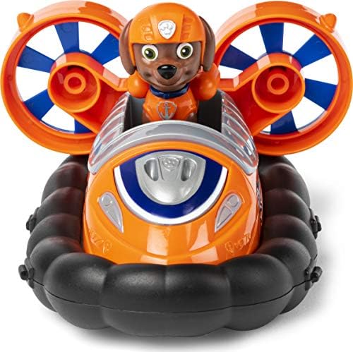 Paw Patrol, Zuma’s Hovercraft Vehicle with Collectible Figure, for Kids Aged 3 and Up