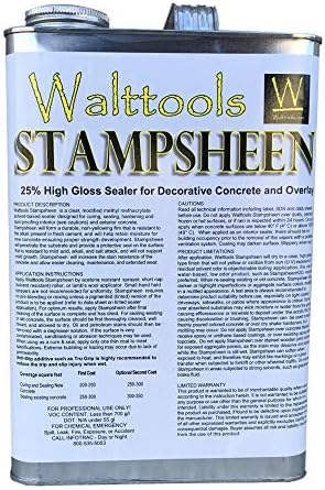 Stampsheen™ | Ultimate Wet Look, High-Gloss, Cure & Seal, Concrete Sealer (1 Gal)