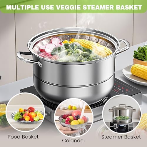 Steamer Basket Stainless Steel Instant Pot Accessories for Food and Vegetable